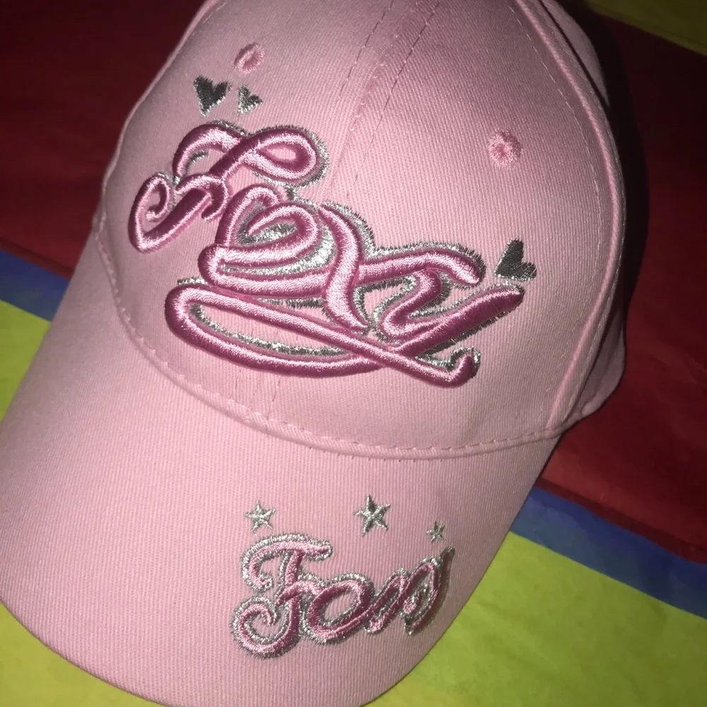 Retro Foxy Juniors PInk Hat Cap Deadstock Streetwear Outdoors Summer NWOT NEW